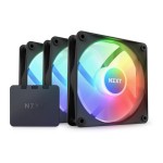 Case ventilator NZXT F-Series Core RGB 120 3P, black , 120x120x26mm, 12V, 33.88dBA