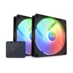 Gehäuselüfter NZXT F-Series Core RGB 120 2P, Schwarz140x140x26mm, 12V, 20-32.5dBA