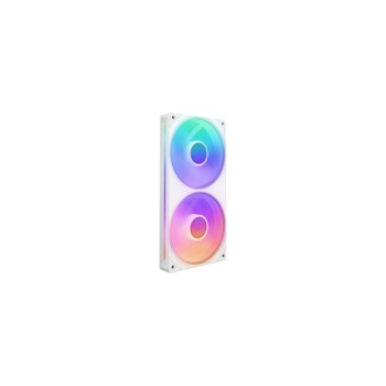 Gehäuselüfter NZXT F-Series Core RGB 240, Weiss, 240x120x26mm, 12V, 30dBA Gehäuselüfter NZXT F-Series Core RGB 240, Weiss, 240x120x26mm, 12V, 30dBA