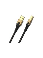 Oehlbach PRIMUS highest Quality USB2-Kabel, 0.5m, Typ A-B, vergoldet, 3x Vollschirmung