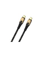 Oehlbach Highest Quality USB4.0-C-C Kabel, 0.5m, USB4.0, vergoldet, 3x Vollschirmung