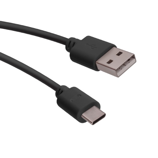 OEM USB-A USB-C Kabel 1m Schwarz Ladekabel