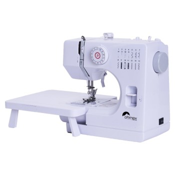 Ohmex Nähmaschine OHM-SEW-7280, 4 Stufen, 1 Stichmuster, 2 Nadeln, 2 Spulen Ohmex Nähmaschine OHM-SEW-7280, 4 Stufen, 1 Stichmuster, 2 Nadeln, 2 Spulen