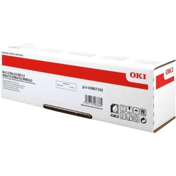 OKI Toner 45807102, schwarz, 3000 Seiten bei 5% Deckung OKI Toner 45807102, schwarz, 3000 Seiten bei 5% Deckung