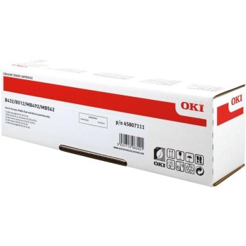OKI Toner 45807111, schwarz, 12000 Seiten bei 5% Deckung OKI Toner 45807111, schwarz, 12000 Seiten bei 5% Deckung