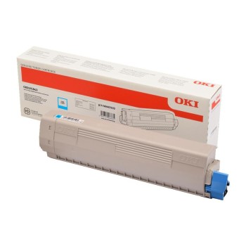 Oki Toner cyan 46443103 zu Oki C800 Serie, cyan, 10'000 Seiten Oki Toner cyan 46443103 zu Oki C800 Serie, cyan, 10'000 Seiten