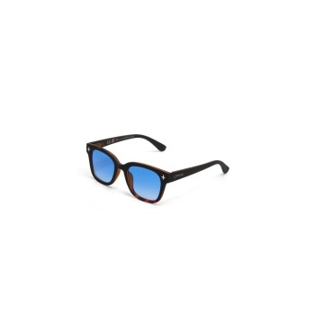 OKKIA Sonnenbrille GIOVANNI, BLACK HAVANA - Blue Lens
