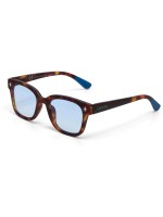 OKKIA Sonnenbrille GIOVANNI, HAVANA - Blue Lens