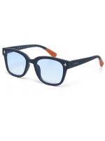 OKKIA Lunettes de soleil Giovanni Midnight, Lentille bleue