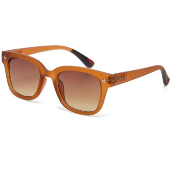 OKKIA Sonnenbrille GIOVANNI, TRANSLUCENT BROWN