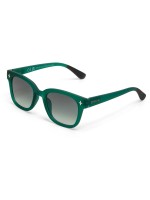 OKKIA Lunettes de soleil Giovanni Vert translucide
