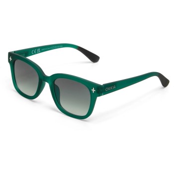 OKKIA Sonnenbrille GIOVANNI, TRANSLUCENT GREEN