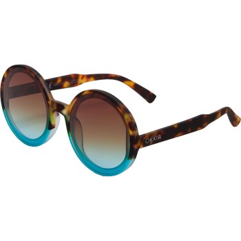 OKKIA Sonnenbrille MONICA, HAVANA BLUE