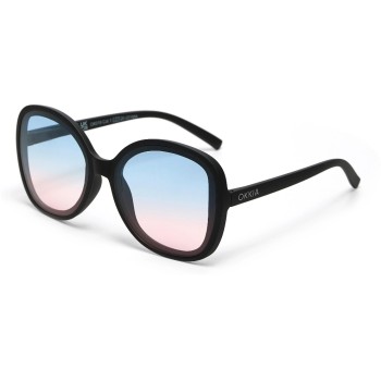 OKKIA Sonnenbrille ANNA, BLACK - Blue Pink Lens