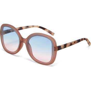 OKKIA Sonnenbrille ANNA, PINK HAVANA - Blue Pink Lens