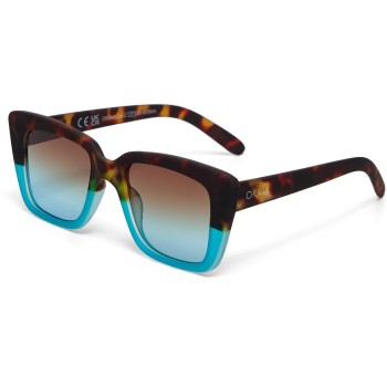 OKKIA Sonnenbrille ELBA, CLASSIC HAVANA - Blue Lens