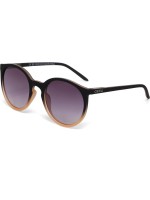 OKKIA Lunettes de soleil Berlino noir, lentille rose