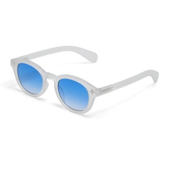 OKKIA Sonnenbrille MILANO, TRANSLUCENT CLEAR - Blue Lens