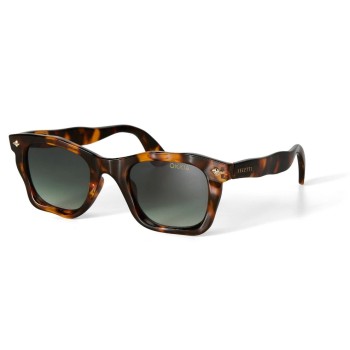 OKKIA Lunettes de soleil Seletti Dakota Classic Havanna, Green lens