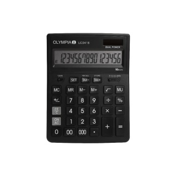 Olympia Tischrechner LCD 416, Batterie- und Solarbetrieb Olympia Tischrechner LCD 416, Batterie- und Solarbetrieb