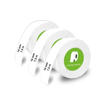 Olympia Set de 3 LabelRolls sans fin Noir sur Blanc Olympia Set de 3 LabelRolls sans fin Noir sur Blanc
