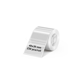Olympia Rouleau d'étiquettes pour PM220, 40 x 30 mm, transparent Olympia Rouleau d'étiquettes pour PM220, 40 x 30 mm, transparent