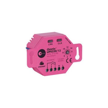 Omnio EnOcean UP-Schaltaktor 2 Kanal SK, UPS230/12, Schaltkapazität: 230V AC / 6A