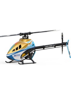 OMPHobby Hélicoptère M7 Topaz Or Kit de construction et pales de rotor