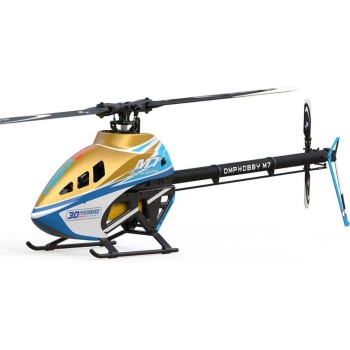 OMP Hobby Heli M7 Topaz Gold, Kit und Motor OMP Hobby Heli M7 Topaz Gold, Kit und Motor