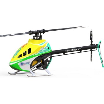 OMP Hobby Heli M7 Lime Yellow, Kit und Motor OMP Hobby Heli M7 Lime Yellow, Kit und Motor