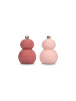 ONA Ensemble de moulins à sel et à poivre « Betty » Lot de 2 pièces, rose