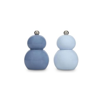 ONA Ensemble de moulins à sel et à poivre ONA « Betty » 12 cm, Bleu ONA Ensemble de moulins à sel et à poivre ONA « Betty » 12 cm, Bleu