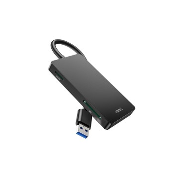 onit USB-A Multi-Kartenleser, USB 3.0, schwarz, 3 Slots onit USB-A Multi-Kartenleser, USB 3.0, schwarz, 3 Slots