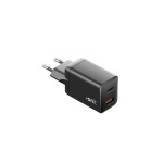 onit Chargeur mural USB PD25W + QC3.0 Noir