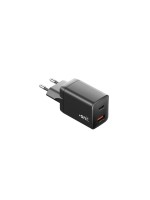 onit Wallcharger USB-C 25W + USB-A 18W, schwarz