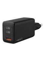 onit GaN-Wandladegerät USB 2C1A 65W, schwarz