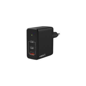 onit Chargeur mural USB Trial QC5.0 120 W GaN Noir onit Chargeur mural USB Trial QC5.0 120 W GaN Noir