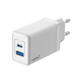 onit Chargeur mural USB Dual QC4+ 65 W GaN Blanc onit Chargeur mural USB Dual QC4+ 65 W GaN Blanc