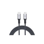 onit Premium USB4-cable C-C black /grey 1m, USB 4.0 / 240W / 40Gbps / 8K@60Hz