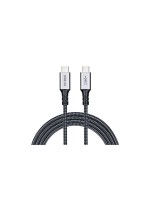 onit Premium USB4-cable C-C black /grey 1m, USB 4.0 / 240W / 40Gbps / 8K@60Hz
