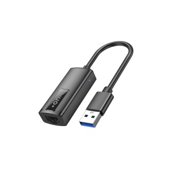 onit USB-A zu RJ-45 Netzwerkadapter, Aluminium Gehäuse, 1Gbps, schwarz onit USB-A zu RJ-45 Netzwerkadapter, Aluminium Gehäuse, 1Gbps, schwarz