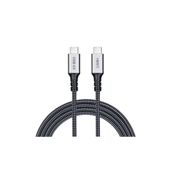 onit Pro USB4-cable C-C black /grey 3m, USB 4.0 / 80W / 20Gbps / 4K@60Hz onit Pro USB4-cable C-C black /grey 3m, USB 4.0 / 80W / 20Gbps / 4K@60Hz