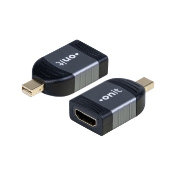 onit Adapter miniDP Stecker - HDMI Buchse, 4k@30Hz onit Adapter miniDP Stecker - HDMI Buchse, 4k@30Hz