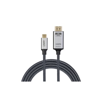 onit 8K-Videocable C-HDMI black /grey 3m, 8K@60Hz / 48Gbps / HDMI 2.1 onit 8K-Videocable C-HDMI black /grey 3m, 8K@60Hz / 48Gbps / HDMI 2.1