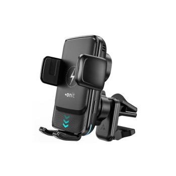 onit Fahrzeug-Lade-Halterung Smart, schwarz/15W/Klemme&Saugnapf/automatisch onit Fahrzeug-Lade-Halterung Smart, schwarz/15W/Klemme&Saugnapf/automatisch