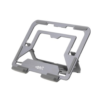onit Notebook-Ständer FLAT, klappbar, neigbar, grau onit Notebook-Ständer FLAT, klappbar, neigbar, grau