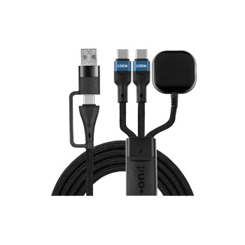 onit USB-WL-Multi-cable C-WCC 1.2M 100W, USB 2.0 / C for W+C+C / black 