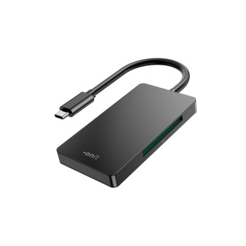 onit USB-C Multi-Kartenleser SD4.0 Pro, schwarz,3 Slots,5Gbps,CF/SD/TF,UHS-II onit USB-C Multi-Kartenleser SD4.0 Pro, schwarz,3 Slots,5Gbps,CF/SD/TF,UHS-II