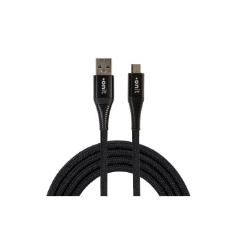 onit USB-cable A-M black 1.2m, USB 2.0 / 10W / 480Mbps onit USB-cable A-M black 1.2m, USB 2.0 / 10W / 480Mbps