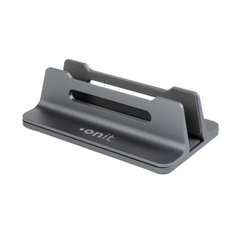 onit Notebook-Ständer VERTICAL, breitenverstellbar, grau onit Notebook-Ständer VERTICAL, breitenverstellbar, grau